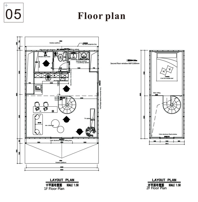 7Triangle house floor plan